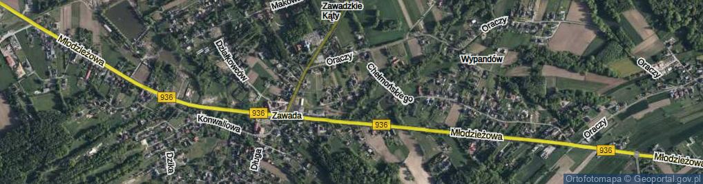 Zdjęcie satelitarne Siarkowa ul.